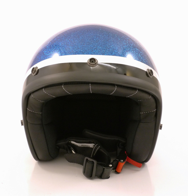 Helm Project for Safety glitter blau